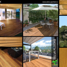 Deck Striat Teak