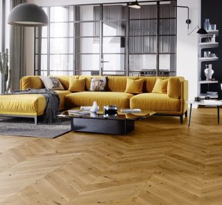 Parchet Stejar Triplu Stratificat Mainland Chevron